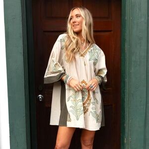 Sunday Up Bohemian Oversized Mini Dress | NWOT | Fits size 16